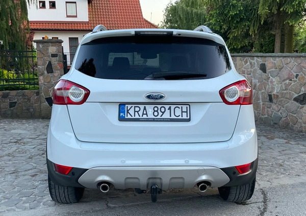 Ford Kuga cena 33900 przebieg: 180000, rok produkcji 2009 z Trzebnica małe 596